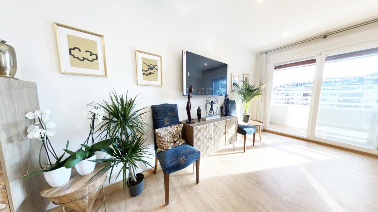Paradise Luxurious Flat, Free Parking, 3 Double Rooms, Terrace, Jacuzzi, Fully Renovated San Sebastián Exterior photo